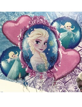 GLOBO FOIL FRASE TE AMO PLATA 16P