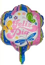 GLOBO FOIL 18P FELIZ DIA MULTICOLOR