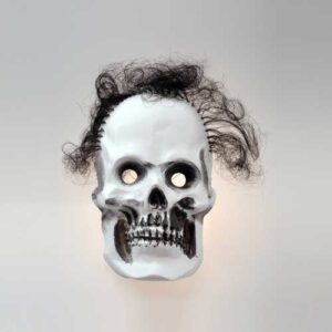 CARETA CALAVERA CON PELO