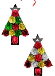 ADORNO NAVIDEÑO MOÑO FLOR Y CINTAS