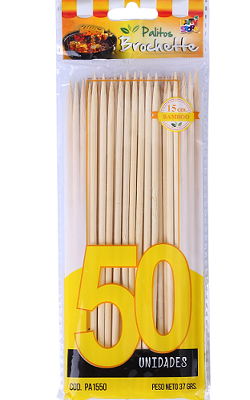 PALITO BROCHETTE 25CM X 50U