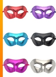 ANTIFAZ VENECIANO METALIZADO LISO