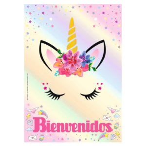 POSTER UNICORNIO DREAMS BIENV. X1