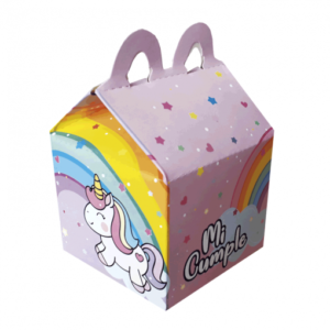 CAJITA X 5 UNICORNIO ARCO IRIS