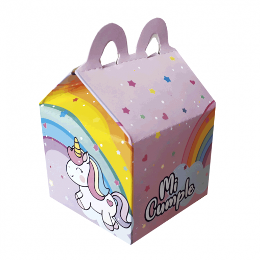 CAJITA X 5 UNICORNIO ARCO IRIS