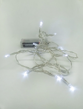 GUIRNALDA LED 10 LUCES FRIA 2 MT