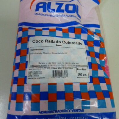 COCO RALLADO COLOR X 500G ROJO