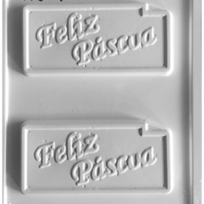 PLACA CARTEL FELIZ PASCUA