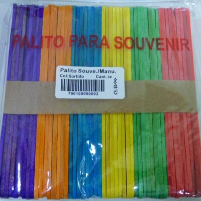 PALITO PARA HELADO X50 COLOR