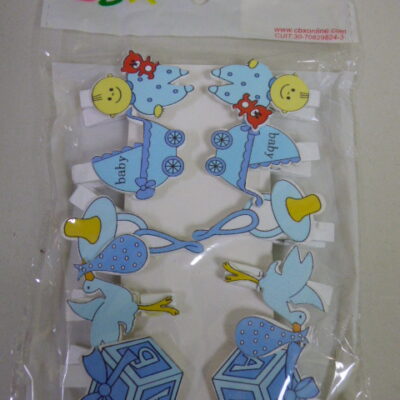 BROCHE MAD APLIQUE BB CELESTE X 10U