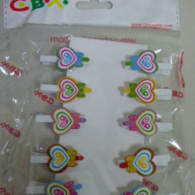 BROCHE MAD APLIQUE CORAZON  X 10U
