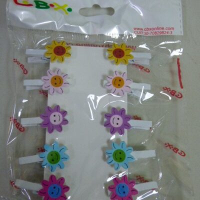BROCHE MAD APLIQUE FLOR  X 10U