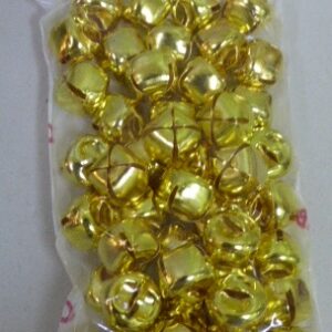 CASCABELES 12MM ORO X 50U