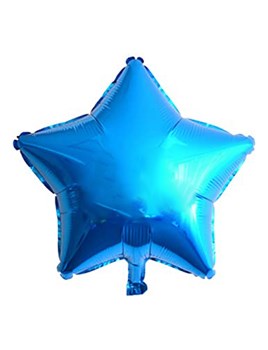 GLOBO FOIL 18P ESTRELLA AZUL