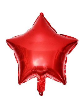 GLOBO FOIL 18P ESTRELLA ROJO