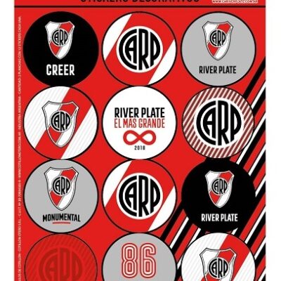 STICKERS AUTOADHESIVOS X24 RIVER