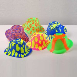 GORRO GUAPO PLASTICO FLUO SURTIDO X 24