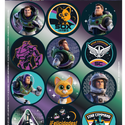STICKERS AUTOADHESIVOS X24 BUZZ LIGHTYEAR