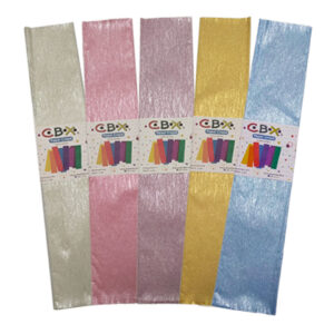 PAPEL CREPE PERLADO LILA X 2MT X 1