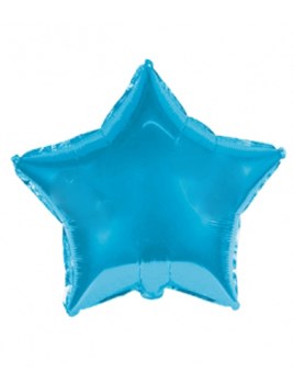 GLOBO FOIL 5P ESTRELLA CELESTE