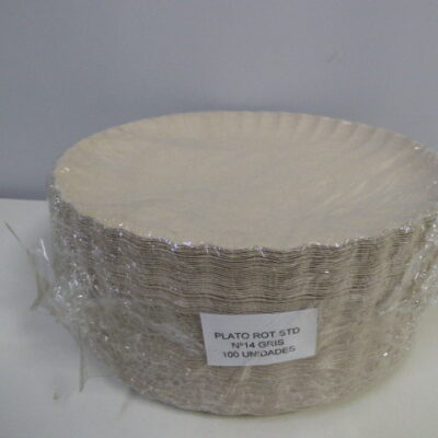 BANDEJA CARTON NRO 14 X 100