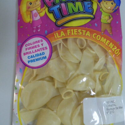 GLOBO PARTY TIME ST. N9 CRISTAL X 50U