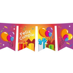 BANDERIN X1 FELIZ CUMPLE