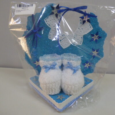 ADORNO BAUTISMO CON ESCARPIN