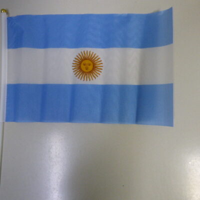 BANDERA ARGENTINA CON PALITO 20X28X40 X1U