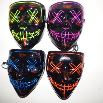 CARETA RIGIDA LED CON CONTROL X 1