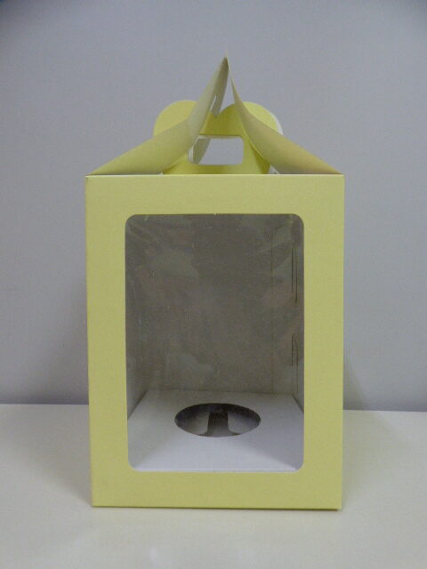 CAJA PARA LATAS MULTIBAG AMARILLA PASTEL 17X13X13