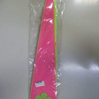 CORBATA TELA FLUO CON APLIQUE X 5