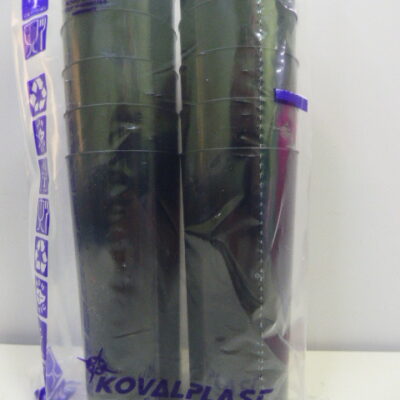VASO TRAGO LARGO FLEXIBLE X10 NEGRO