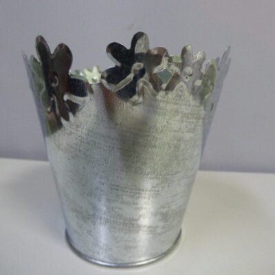 BALDE ZINC FLOR 11,5X11,5