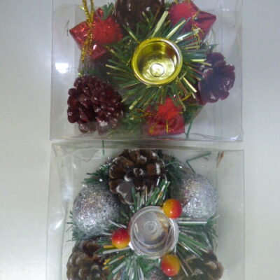 CENTRO PORTAVELA NAVIDEÑO X 1