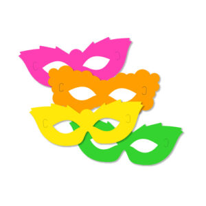 ANTIFAZ FLUO MULTICOLOR X 8