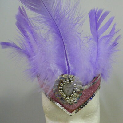 VINCHA LUJO CON PLUMAS