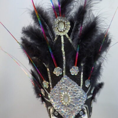 TOCADO ESPADA ECONOMICO CON PLUMAS