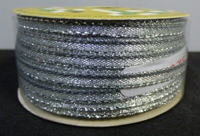 CINTA BROOKLIN 4MM PLATA X 20MTS