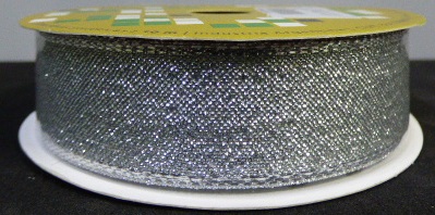 CINTA BROOKLIN 23MM PLATA X 10MTS