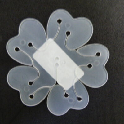 CLIP DE GLOBOS FLOR DOBLE