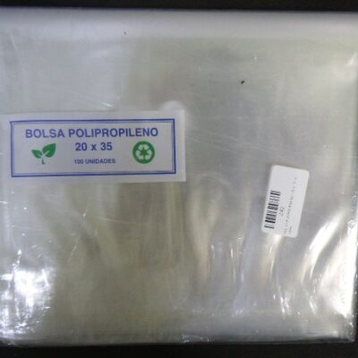 BOLSA POLIPROPILENO 20 X 35 X 100U