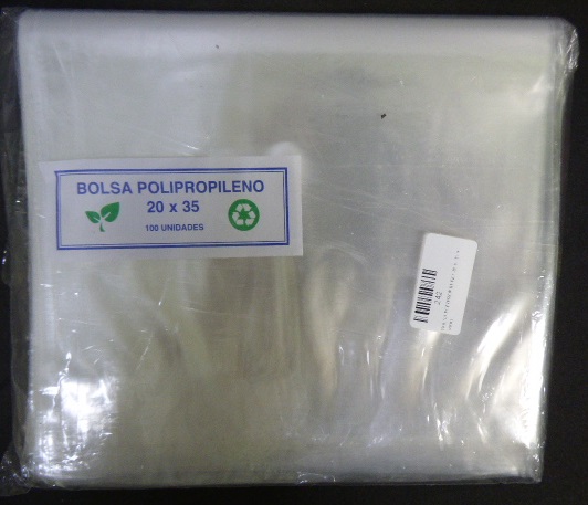 BOLSA POLIPROPILENO 20 X 35 X 100U