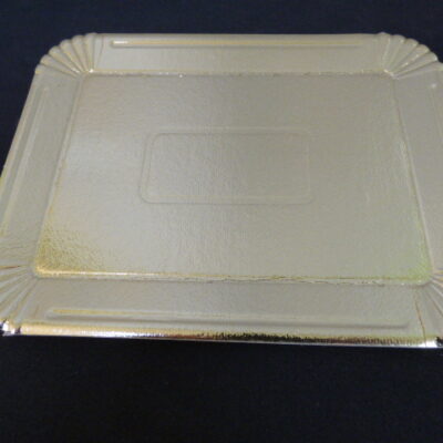 BANDEJA METALIZADA N 7 15X20 ORO
