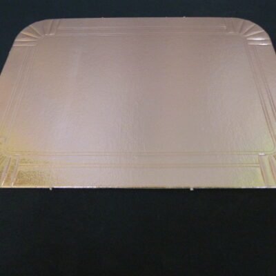BANDEJA METALIZADA 25X35 ROSA GOLD