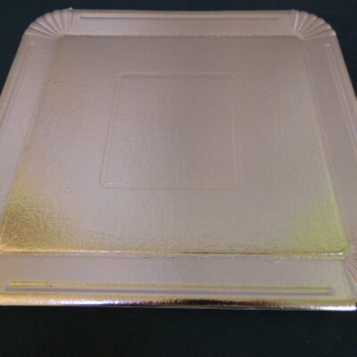 BANDEJA METALIZADA N 10 28X30 ROSA GOLD