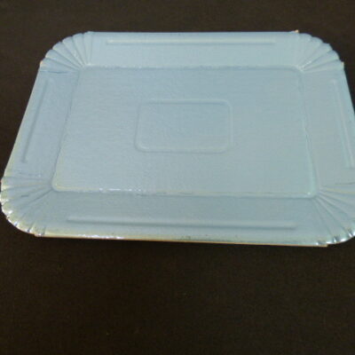 BANDEJA METALIZADA N 6 13X18 CELESTE GOLD