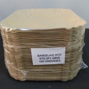 BANDEJA CARTON NRO 1 X 100