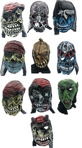 MASCARA DE LATEX CON TELA MOD. SURT.