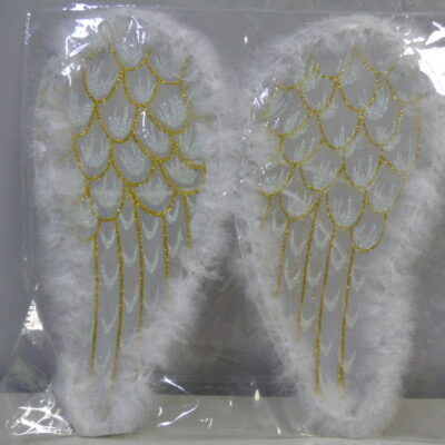 ALAS ANGEL BLANCA CON PLUMAS